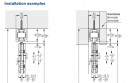 HAWA 10194 Junior 80 sliding interior fittings upper guide 2.5m elox