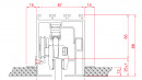 TERNO Solo Vetro Light cover strip 2254/A silver anodized 6m