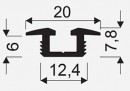 SEVROLL 02676 Hide M bottom line 6m silver