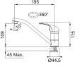 FRANKE Tap FB 250.031 chrome