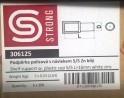 STRONG Shelf support with sleeve 7/5 zinc white