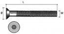 Allen head screw VG02-M6x50 to nut BA02