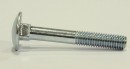 Neck screw M8x60 DIN 603 zinc white