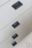 TULIP Knob Envel 32 brushed nickel + screws