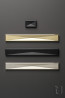 TULIP Knob Envel 32 brushed nickel + screws