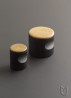 TULIP Knob Hole 40 mm lacquered oak/black