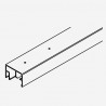 HAWA 057.3084.350 Porta 100 GWF upper line 3.5m anodized