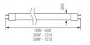 SK-linear light-bulb T8 18W / 840 NW