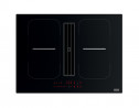 FRANKE Induction hob with extractor fan FMA 8391R HI black glass/white graphic