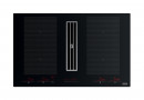 FRANKE Induction hob with extractor hood FSM 7081R HI black glass/white graphic