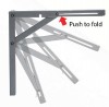 Folding bracket 300mm black