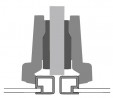HETTICH 9155234 Intermat 9936 aluminum B4 TA22