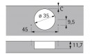 HETTICH 9072575 Intermat 9973 B12.5 TB42 P2O