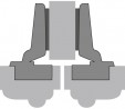 HETTICH 9044868 Intermat 9966 32mm B3 TH42 P2O
