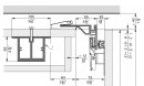 HAWA 52110 Folding Concepta III soil reinforcement for 3 doors 2085mm