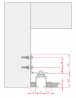 TERNO interior sliding door 40-80kg, art. S.155-ZN top line holder