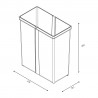 GOLLINUCCI spare waste bin Concept 560 42 l
