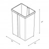 GOLLINUCCI spare basket for Concept 560 29 l