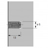 HETTICH 48577 spacer sleeve (dowel) No. 43 5x13mm