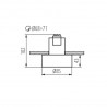 SK-MINI RITI GU10 B/W Recessed