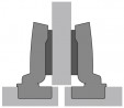 HETTICH 9072531 Sensys 8668 Aluminum B3 TA32 P2O