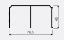 SEVROLL 06285 Gemini overhead line 1.7m black structural