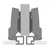 HETTICH 9072525 Sensys 8638i semi-loaded alu B3 SiSy