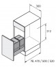 HETTICH 9207645 Bin.it Vario 300 mm, 470 520 500 mm