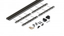 HAWA 52091 Folding Concepta III bottom profile for 4 doors silver