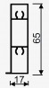 SEVROLL 04721 Eden horizontal bar 1.7m silver