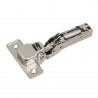 StrongHinges S5 half overlay hinge 110° on screw, with damping, clip-type