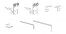TERNO fittings set for 1 leaf 50kg