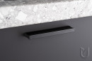 TULIP handle Wakano 96 anodised anodised aluminium + screws