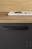 TULIP handle Sosa 192 black matt + screws