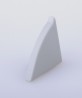 Edge Seal Strip Barier Egger - End-cap right, Dark Grey