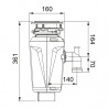 FRANKE Waste shredder Slim 50