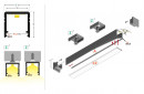 StrongLumio profile LED Smart 10, anodized silver, 2000mm