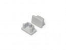 StrongLumio end caps for Begton 12 profile, round, gray (pair)