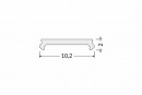 StrongLumio cover strip C2 for Slim8/Smart10 profile clip-on, transparent 3000mm
