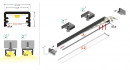 StrongLumio profile LED Slim 8 aluminum raw 3000mm