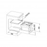 BLANCO 521468 Basket Flexon II 45/2