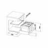 BLANCO 521474 Basket Flexon II 60/4