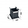BLANCO 527669 Basket system Universal Bag XL 40 with full extension