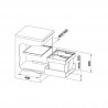 BLANCO 521469 Basket Flexon II 50/2