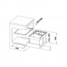 BLANCO 521473 Basket Flexon II XL 60/3