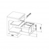 BLANCO 521471 Basket Flexon II 60/2