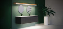 StrongLumio profile LED Surface 10, black matt, 2000 mm