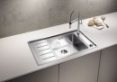 BLANCO 523001 Sink Andano XL 6S-IF Compact stainless steel InFino with eccentric