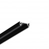 StrongLumio profile LED Surface 10, black matt, 2000 mm