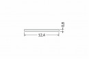 StrongLumio cover strip J Begtin/Begton 12 snap-on/pull-out milky 2000mm